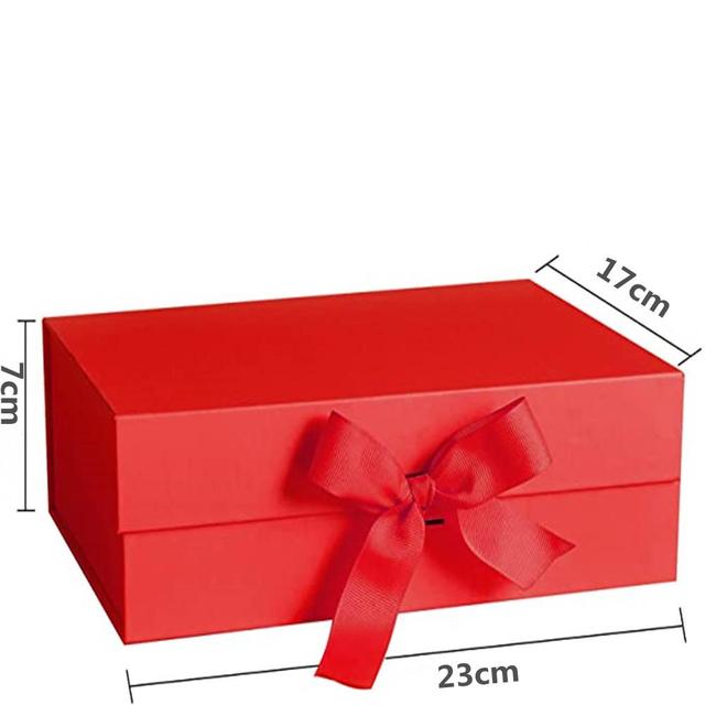 Cutie Cadou Lux, 23x17x7 cm, Rosu 2 Cutie Cadou Lux, 23x17x7 cm, Rosu - imagine 2
