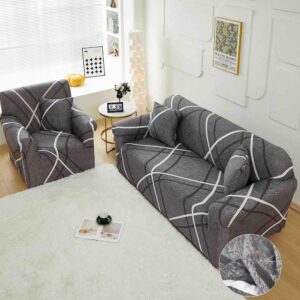 Set Husa Elastica pentru Canapea 3 Locuri + Fata de Perna