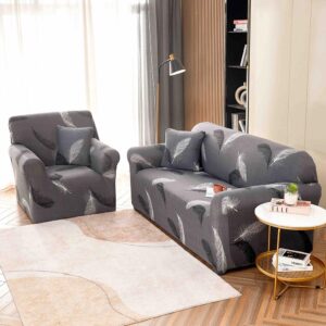 Set Husa Elastica pentru Canapea 3 Locuri + Fata de Perna