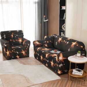 Set Husa Elastica pentru Canapea 3 Locuri + Fata de Perna