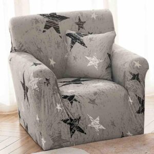 Set Husa Elastica pentru Fotoliu + Fata de Perna, Marime Universala