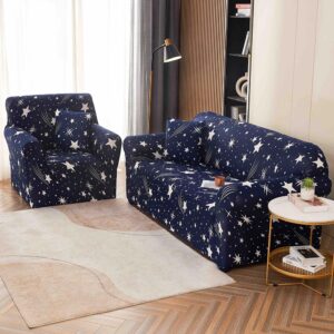 Set Husa Elastica pentru Canapea 3 Locuri + Fata de Perna