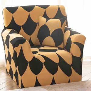 Set Husa Elastica pentru Fotoliu + Fata de Perna, Marime Universala