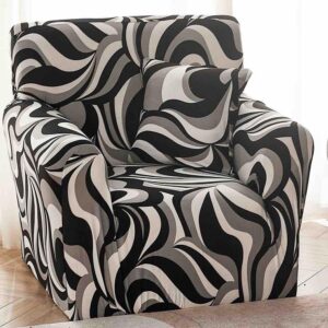 Set Husa Elastica pentru Fotoliu + Fata de Perna, Marime Universala