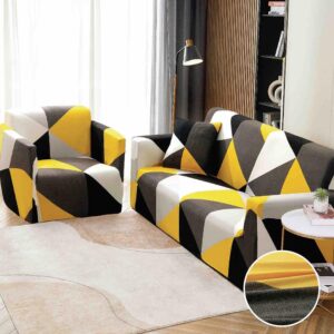Set Husa Elastica pentru Canapea 3 Locuri + Fata de Perna