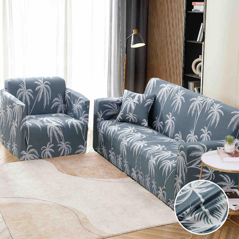 Set Husa Elastica pentru Canapea 3 Locuri + Fata de Perna 1 Set Husa Elastica pentru Canapea 3 Locuri + Fata de Perna