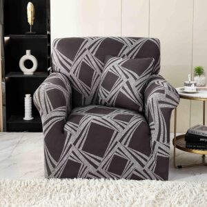 Set Husa Elastica pentru Fotoliu + Fata de Perna, Marime Universala