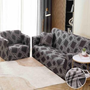 Set Husa Elastica pentru Canapea 3 Locuri + Fata de Perna
