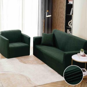 Set Husa Elastica pentru Canapea 3 Locuri + Fata de Perna