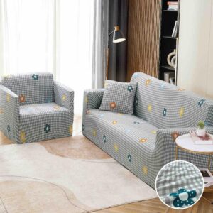 Set Husa Elastica pentru Canapea 3 Locuri + Fata de Perna