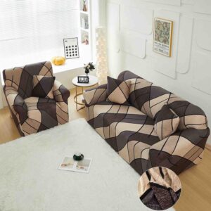 Set Husa Elastica pentru Canapea 3 Locuri + Fata de Perna