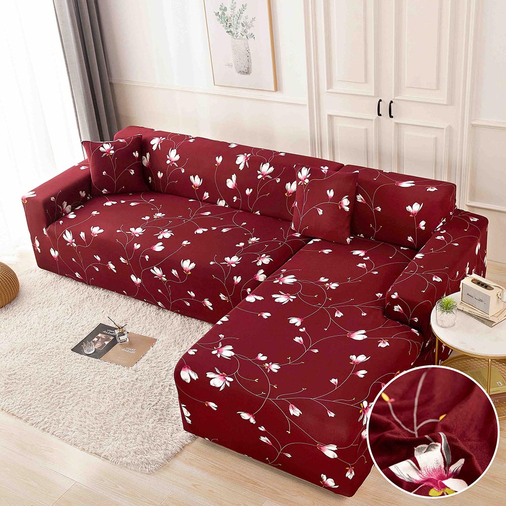 Set Huse Elastice pentru Coltar + 2 Fete de Perna 1 Set Huse Elastice pentru Coltar + 2 Fete de Perna