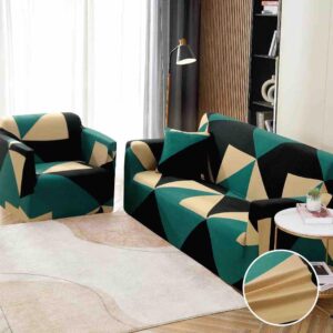 Set Husa Elastica pentru Canapea 3 Locuri + Fata de Perna