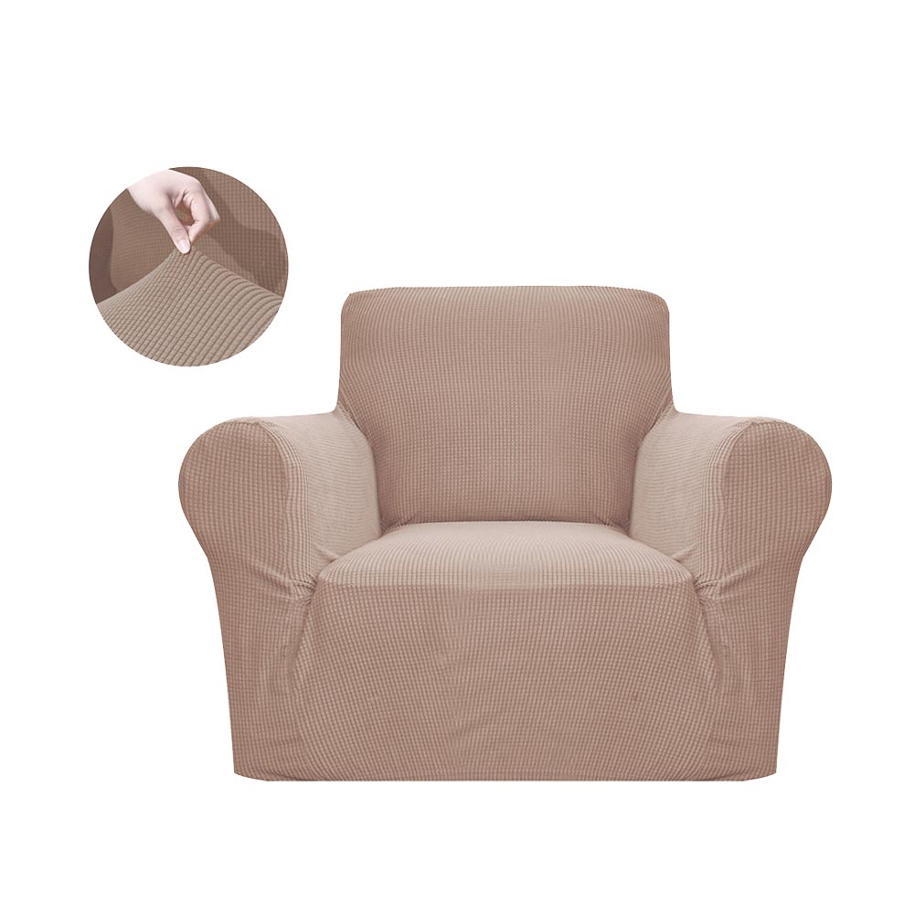 Set 2 Huse Fotolii Lycra - Bej 1 Set 2 Huse Fotolii Lycra - Bej