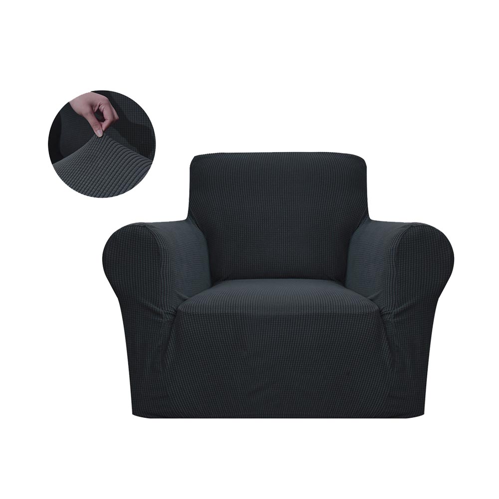 Set 2 Huse Fotolii Lycra - Gri Inchis 1 Set 2 Huse Fotolii Lycra - Gri Inchis
