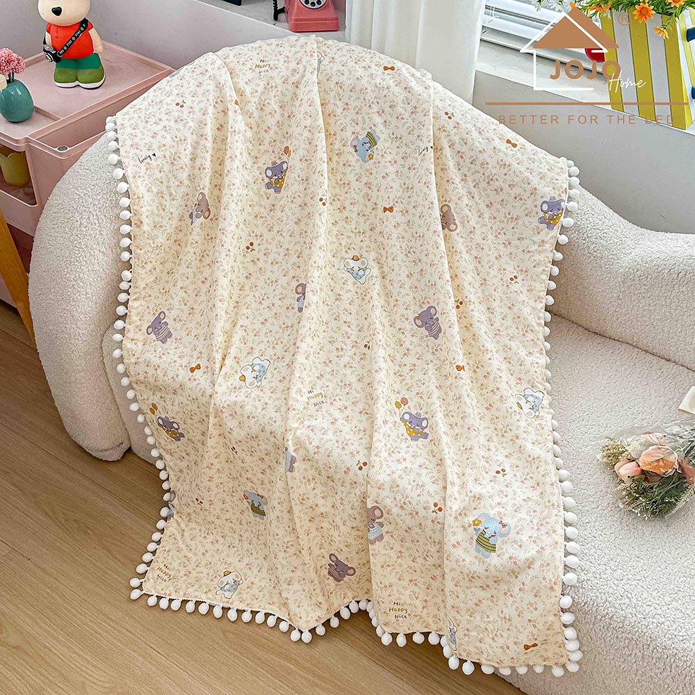 Păturică copii din bumbac 100% și Minky 3D, 100 x 150 cm – Bej deschis, model cu Elefănței 2 Păturică copii din bumbac 100% și Minky 3D, 100 x 150 cm – Bej deschis, model cu Elefănței - imagine 2