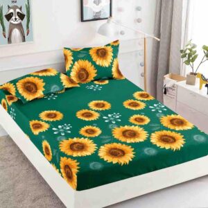Husa Pat Dublu cu elastic cu 2 fete de perna, tesaturaTip Finet JOJHP79