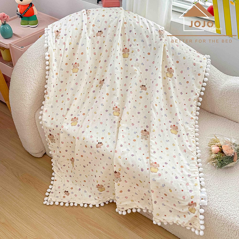 Păturică copii din bumbac 100% și Minky 3D, 100 x 150 cm – Crem, model cu Ursuleti 2 Păturică copii din bumbac 100% și Minky 3D, 100 x 150 cm – Crem, model cu Ursuleti - imagine 2
