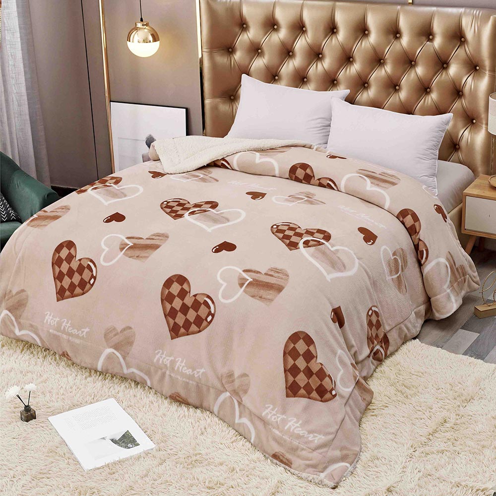 Patura cocolino dubla cu blanita, pat 2 persoane 1 Patura cocolino dubla cu blanita, pat 2 persoane