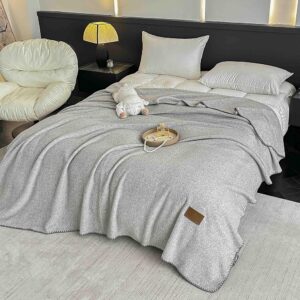 Pătură Jojo Home din Cașmir Artificial 200x230 cm, Gri